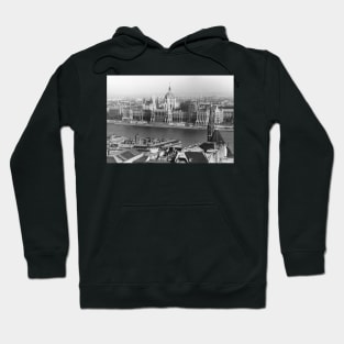 Vintage Budapest Parliament Building Hungary Hoodie